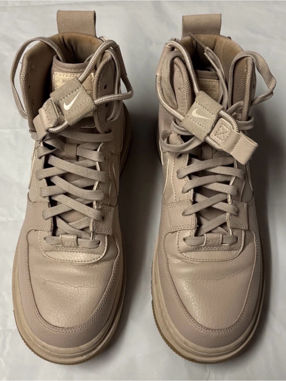 Nike Men’s High-Top Boots in Taupe
